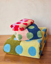 Green Dot Hand Towel