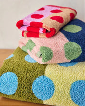 Blue Dot Bath Towel