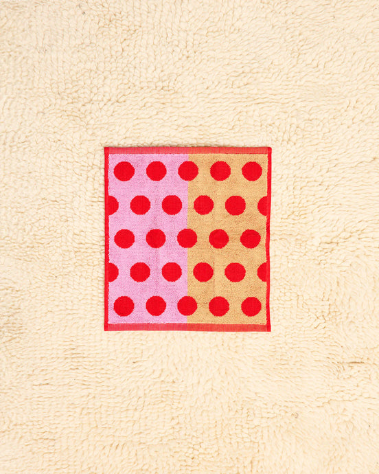 Red Dot Washcloth