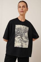Monochrome Tee in Black Garden Sepia