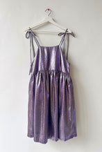 Amy Dress in Metallic Lilac