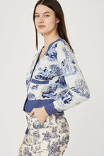 Cori Cardigan in Manhunt Toile