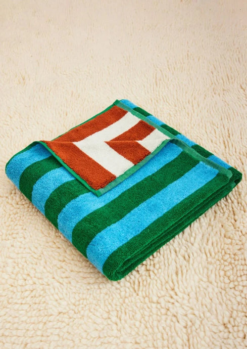 Field Stripe Bath Towel