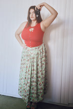 Unbuttoned Tencel Rib Tank Top in Maraschino