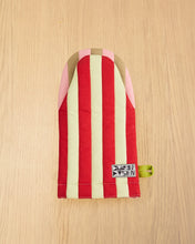 Striped Oven Mitt in Ladybug