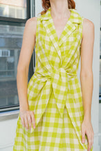Willa Dress in Limeade Chex