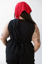 Shell Flared Vest in Ash