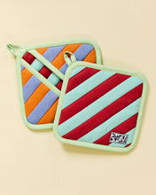 Pumpernickel Striped Pocket Potholder