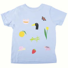 New Little Garden Kids Tee In Light Blue