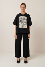 Monochrome Tee in Black Garden Sepia