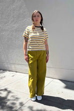 Rockaway Tee in Goldfinch Stripe