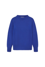 Cotton Gwendolyn Sweater in Cobalt