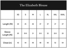 Elizabeth Blouse in Blue Pinstripe