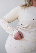 Waffle Top in Splatter Print