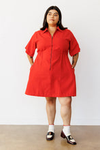 Utility Dress in Paprika