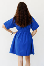 Utility Dress in Cobalt