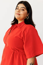 Utility Dress in Paprika