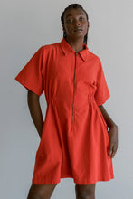 Utility Dress in Paprika