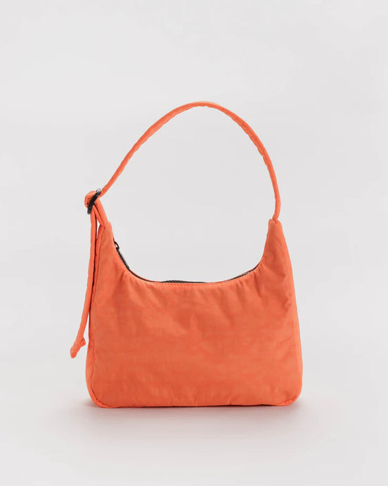 Mini Nylon Shoulder Bag in Nasturtium