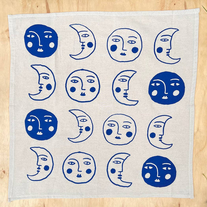 Blue Moon Tea Towel