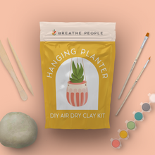 Air Dry Clay Kit- Make Your Own Hanging Plant Pot- DIY Craft
