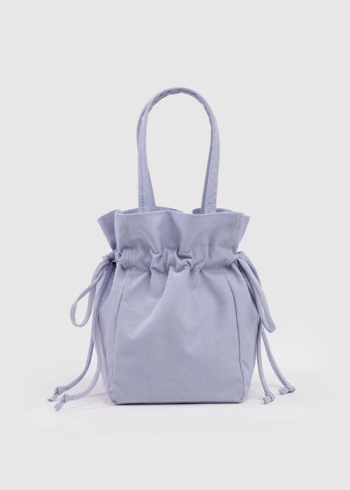 Nylon Drawstring Bag in Mist