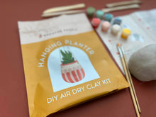 Air Dry Clay Kit- Make Your Own Hanging Plant Pot- DIY Craft