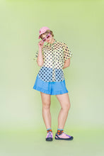 Women’s Linen Bloomers - Bluebell Ruffle Shorts