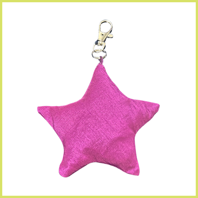 Bright Purple Bag Charm
