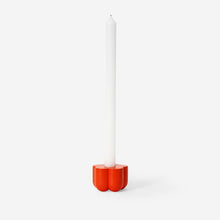Poppy Candle & Incense Holder: Red
