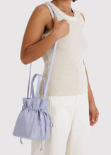Nylon Drawstring Bag in Mist