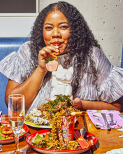 Mushroom Dress in Silver Metallic