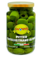 Green Pitted Castlvetrano Olives Jar