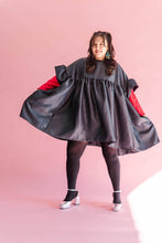 Black Mini Mushroom Dress