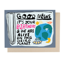 Good News Birthday Card