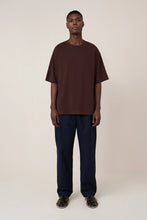 Box Tee in Mahogany