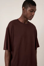 Box Tee in Mahogany