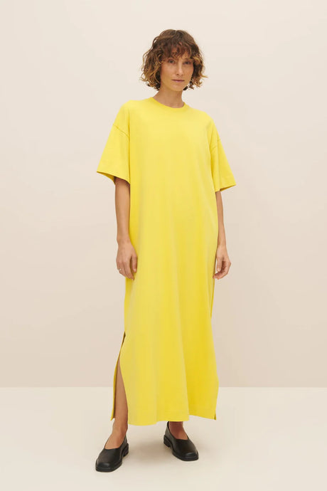 Boxy T-shirt Dress in Daffodil