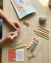 DIY Craft Clay Kit- Make Your Own Wind Chimes- Air Dry Clay