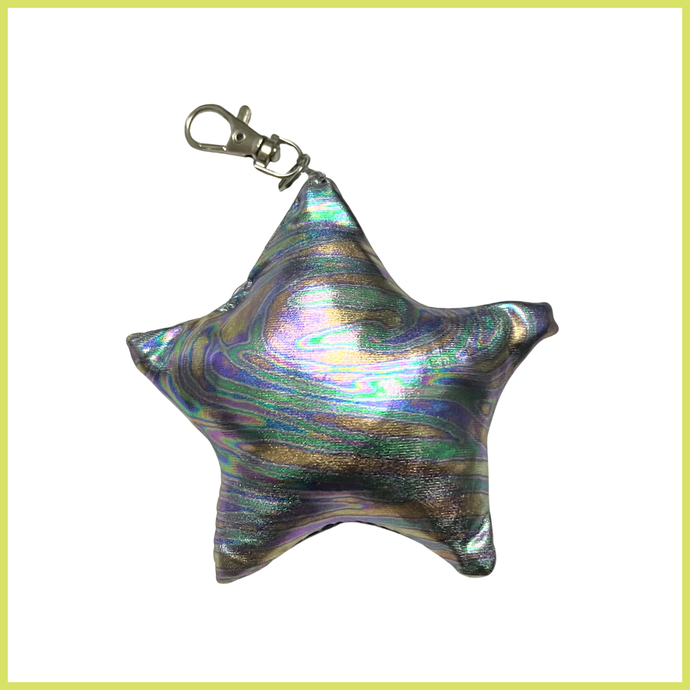 Silver Oil Spill Charm