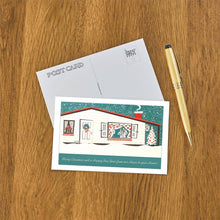 Postcard MC-284 Merry Christmas and Happy New Year, Suburbia