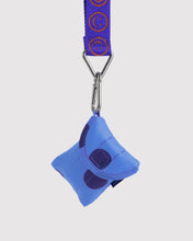 Puffy Earbuds Case in Blue Polka Dot