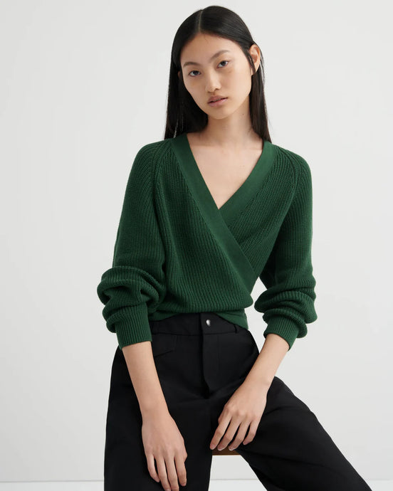 Composure Cardigan in Forest