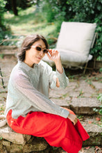 Size Inclusive Plus Size Long Sleeve Button Up Striped Linen