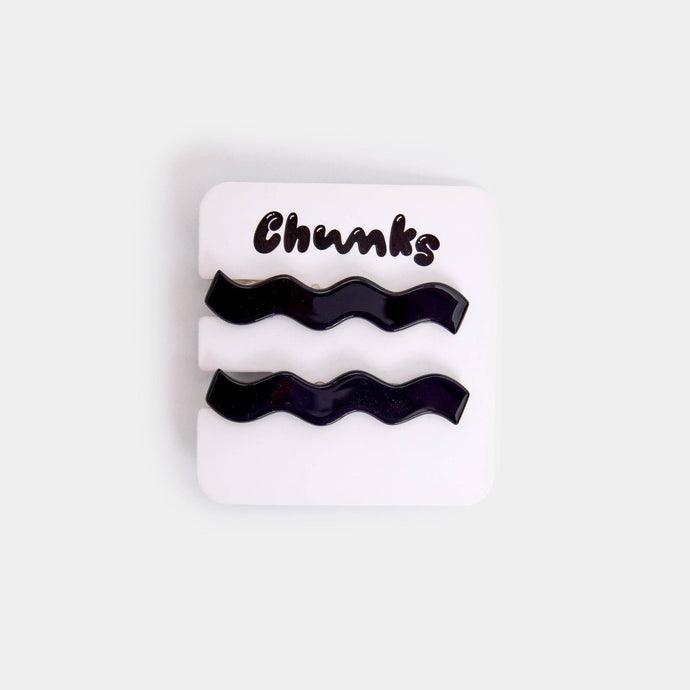 Allie Clips in Black