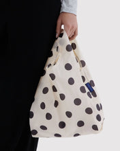 Baby Baggu in Cream and Black Polka Dot