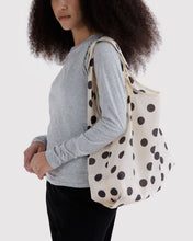 Standard Baggu in Cream and Black Polka Dot