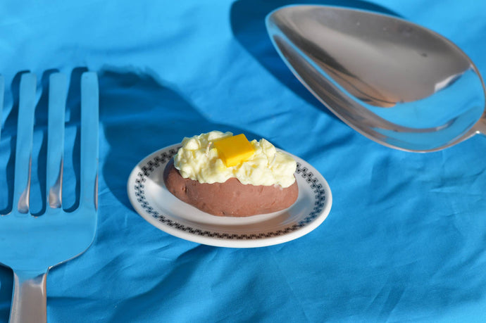 Baked Potato Food Candle