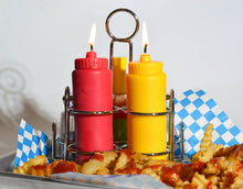 Ketchup and Mustard Food Candle Set