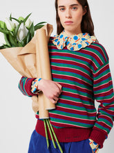 Striped Fitted Cotton Jumper
